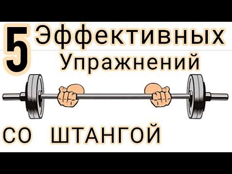 5 эффективных упражнений со штангой. Тренировка дома