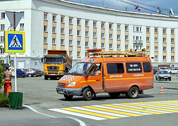 К концу июня в городе обновят дорожную разметку