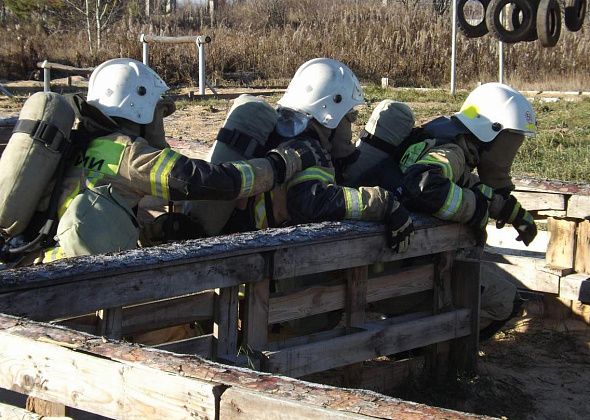 Краснотурьинские пожарные боролись за звание лучшего звена газодымозащитной службы