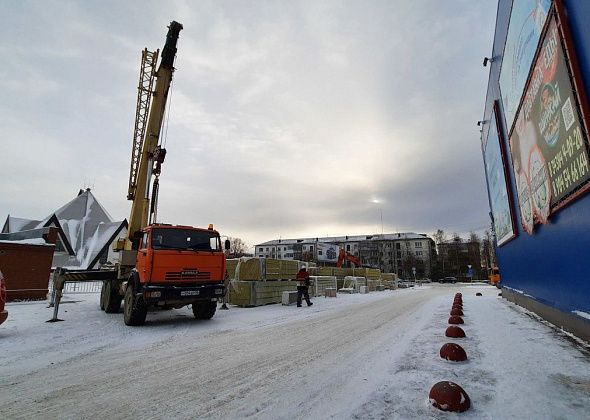 У ТК «Столичный» строят автомойку