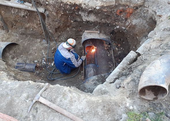 Заречный район - снова без горячей воды. На этот раз из-за утечки