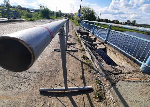 Мост, ведущий на ТЭЦ-поселок, обещают восстановить до субботы