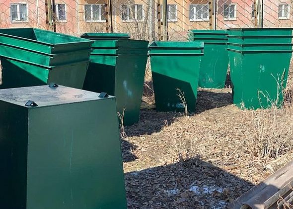 Частный сектор оснащают контейнерами. Ожидается поставка еще 100 мусорок