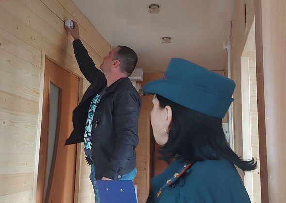 Шесть квартир горожан бесплатно оснастили пожарными извещателями