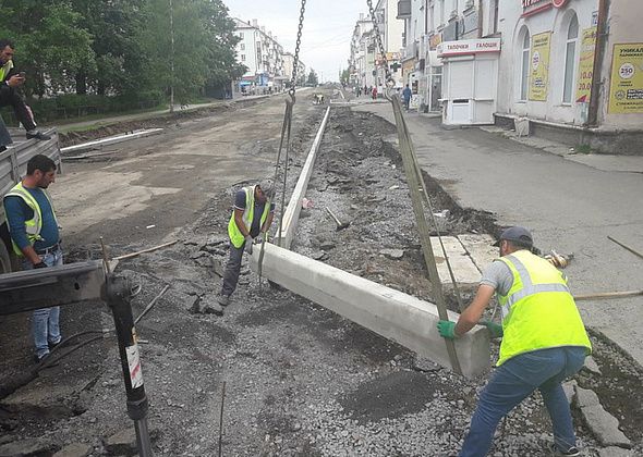 Дорогу на улице Ленина откроют в начале августа