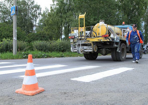 Дорожную разметку обновят за два миллиона рублей