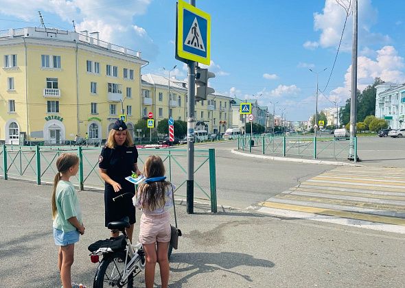 ГИБДД провела акцию у пешеходного перехода в центре Краснотурьинска